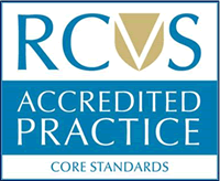 We are RCVS Accredited Practice Core Standards.